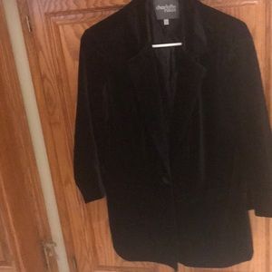 Black Velvet Blazer